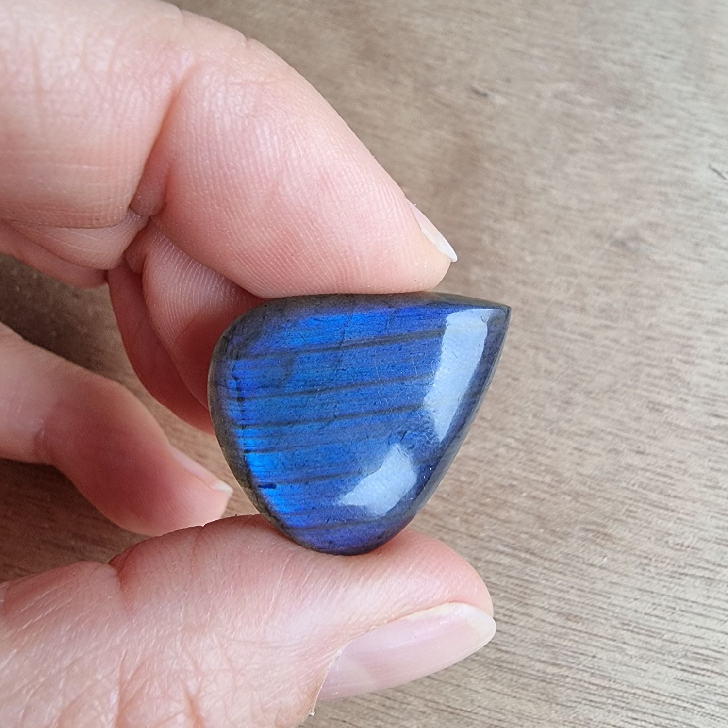 Blue Labradorite Cabochon / Pendant for jewelry making or diy craft projects 6.4gr