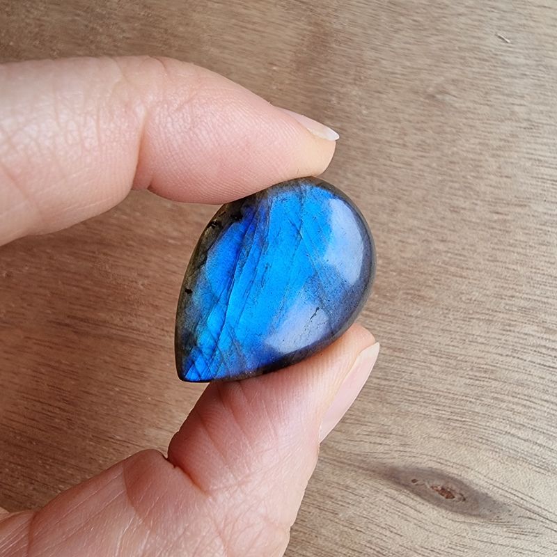 Blue Labradorite Cabochon / Pendant for jewelry making or diy craft projects 7.3gr