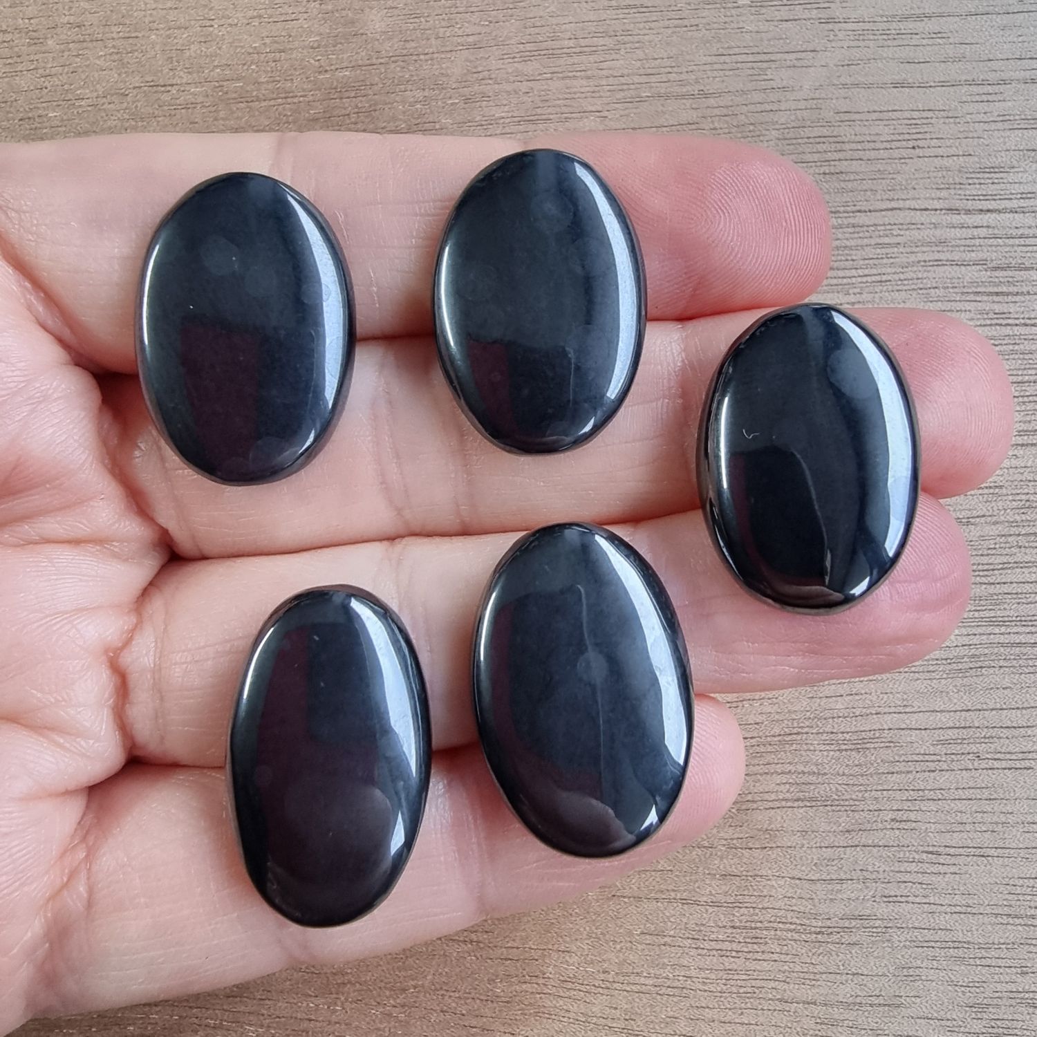 Hematite Cabochon Lot / Pendant Lot for jewelry making or diy craft projects 40.4gr