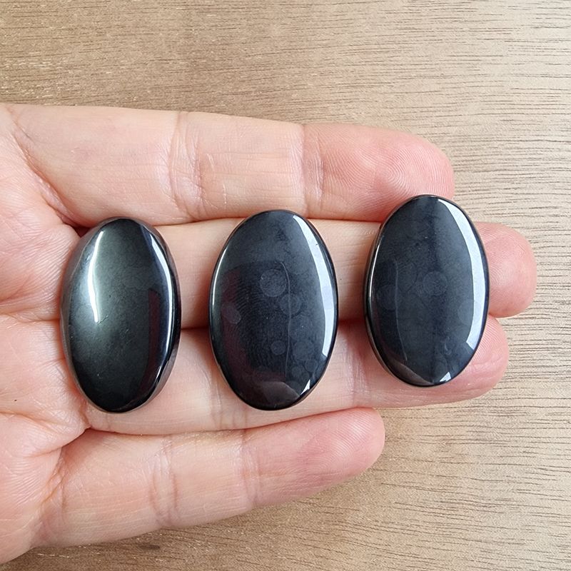 Hematite Cabochon Lot / Pendant Lot for jewelry making or diy craft projects 36.3gr