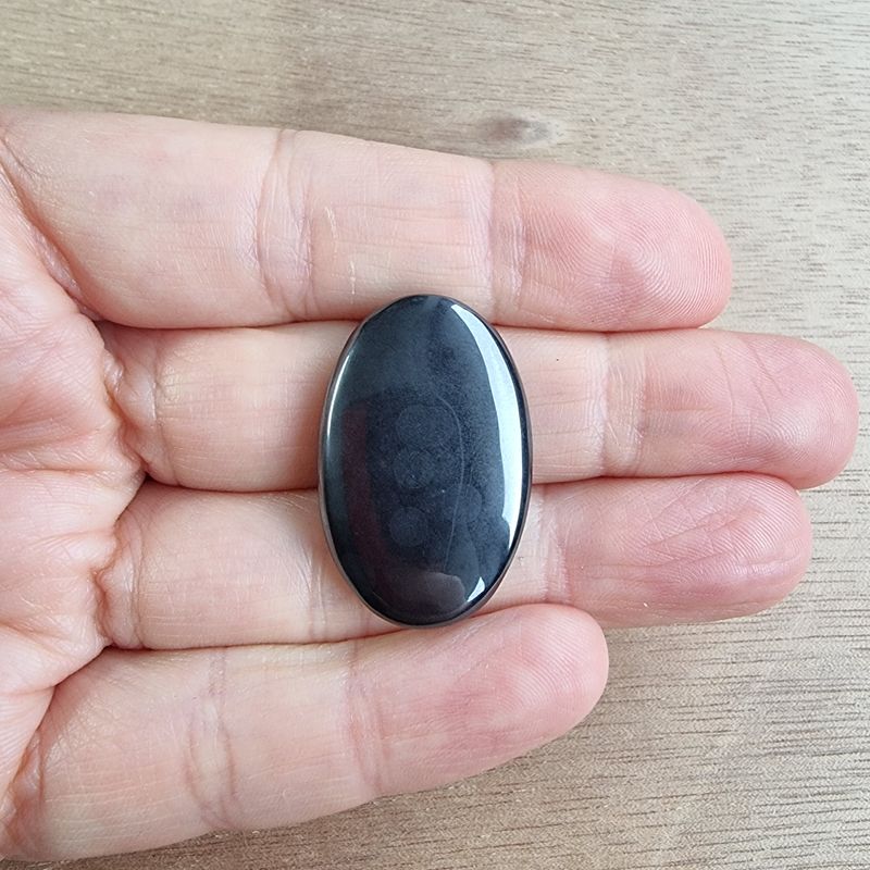 Hematite Cabochon / Pendant for jewelry making or diy craft projects 13.5gr