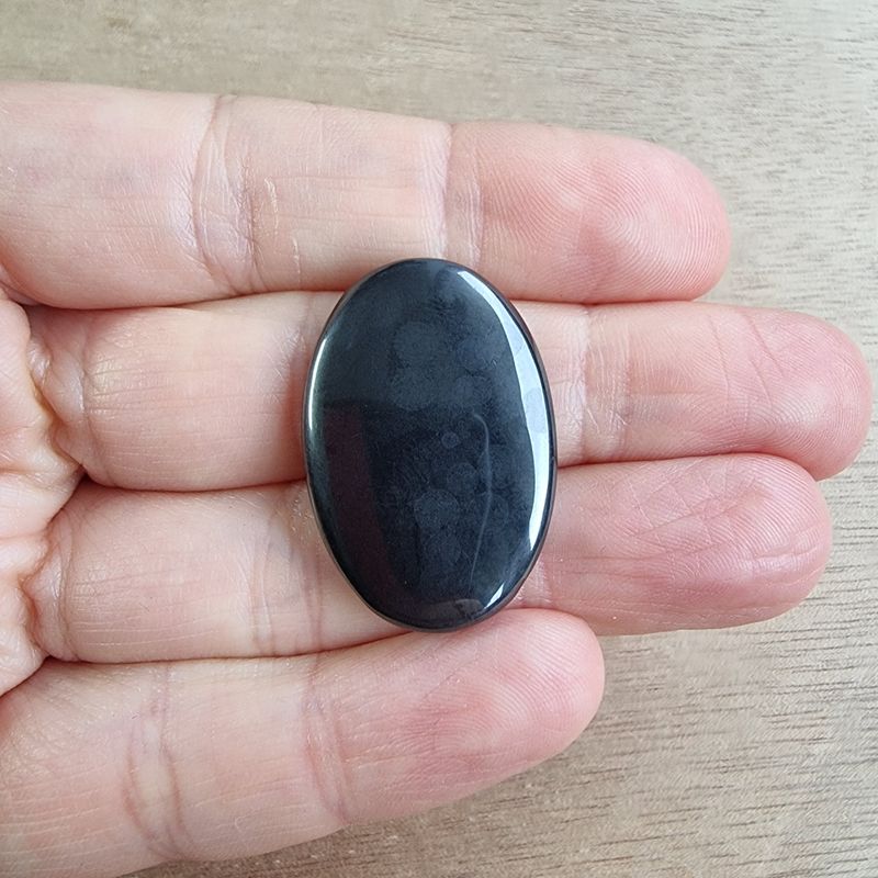 Hematite Cabochon / Pendant for jewelry making or diy craft projects 12.6gr