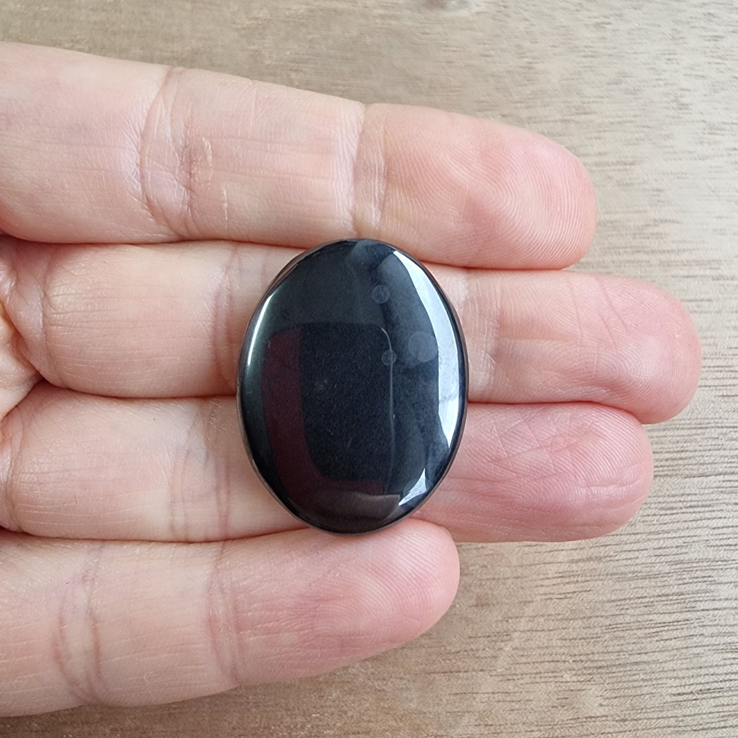 Hematite Cabochon / Pendant for jewelry making or diy craft projects 16gr