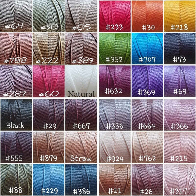 5 / 10 / 15 metre cut length 1mm Macrame Jewelry Thread Premium Quality Linhasita