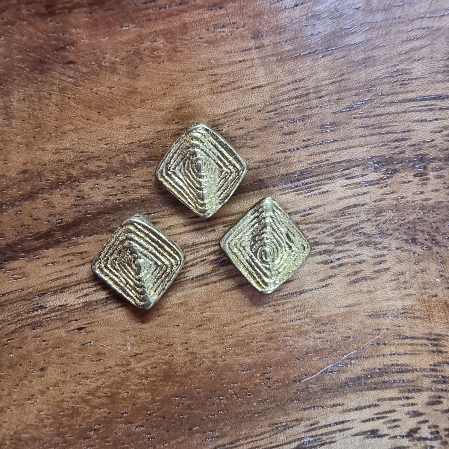 Diamond Solid Brass Beads for Macrame Jewelry – NZ Craft Supplies