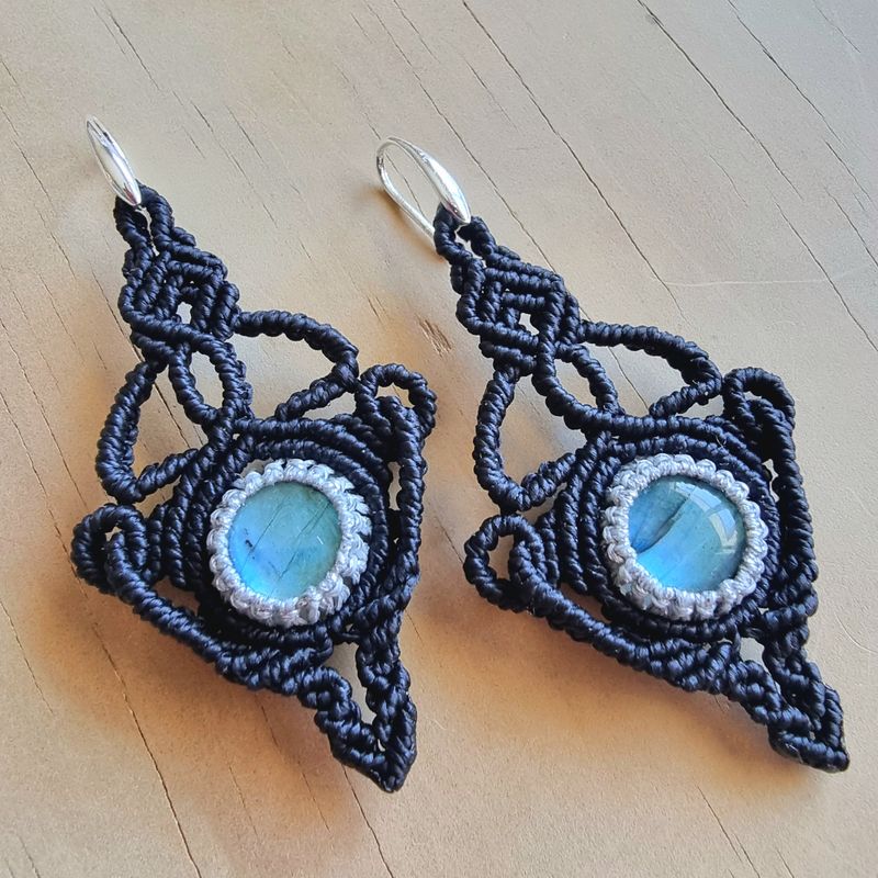 Labradorite Earrings