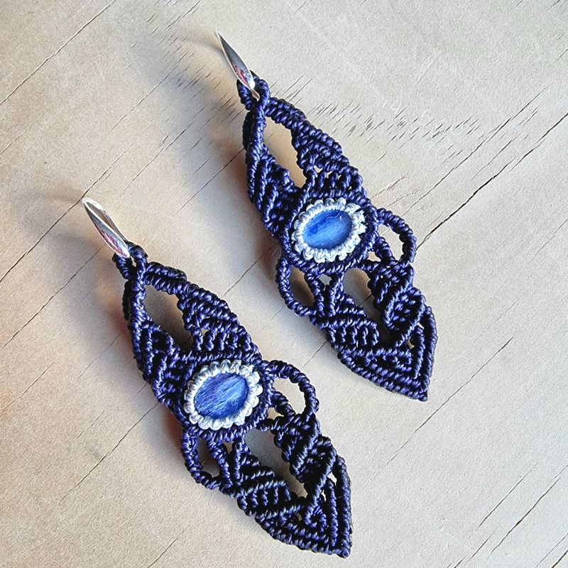 Blue Kyanite Earrings