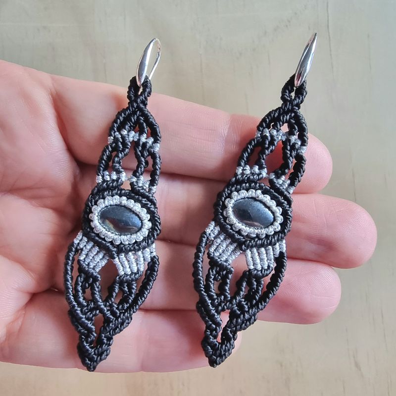 Hematite Earrings