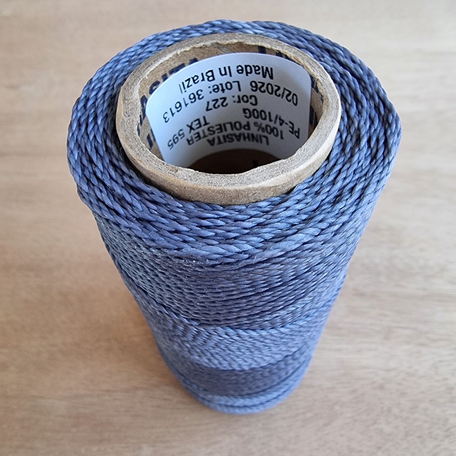 Cor #227 1mm Waxed Linhasita Thread 170m Spool