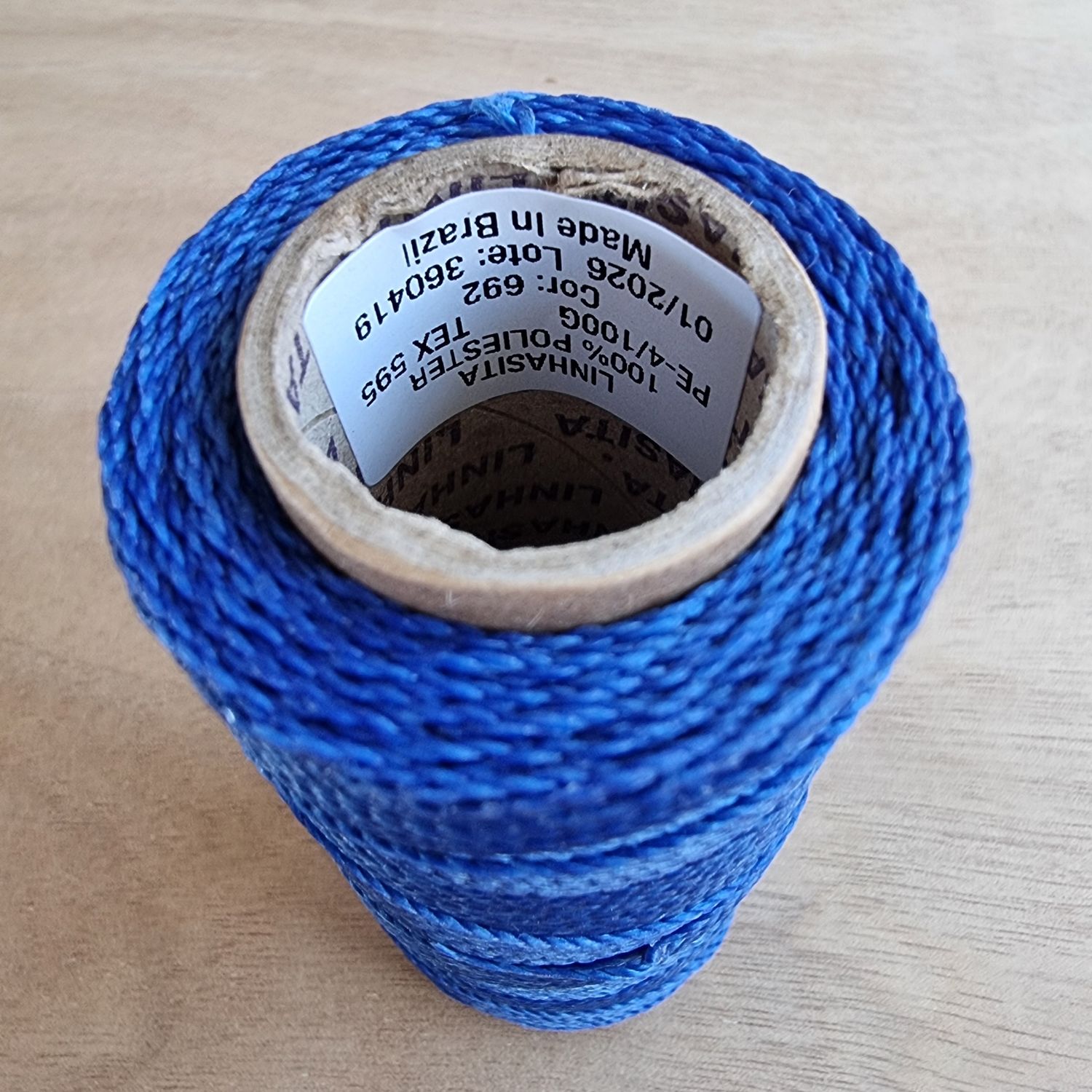 Cor #692 1mm Waxed Linhasita Thread 170m Spool