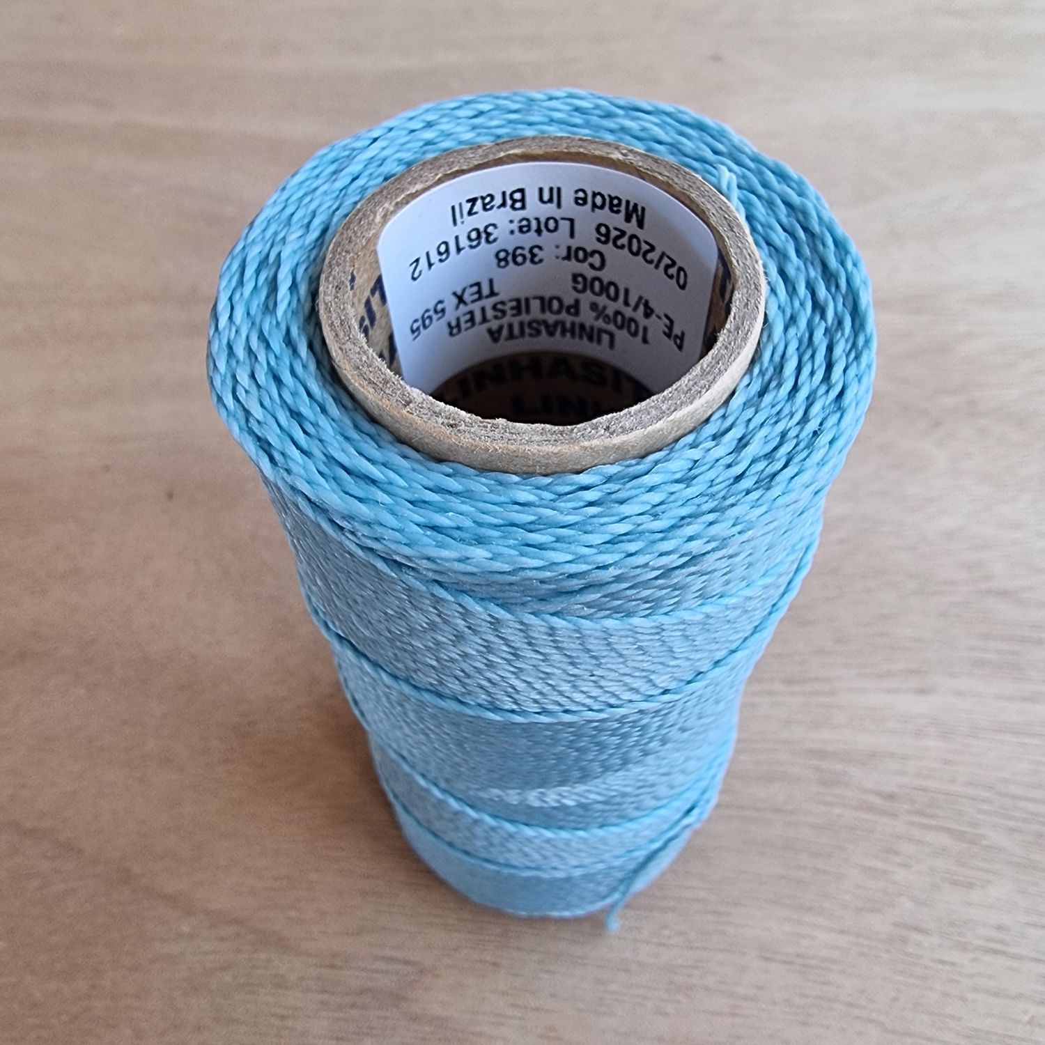 Cor #398 1mm Waxed Linhasita Thread 170m Spool