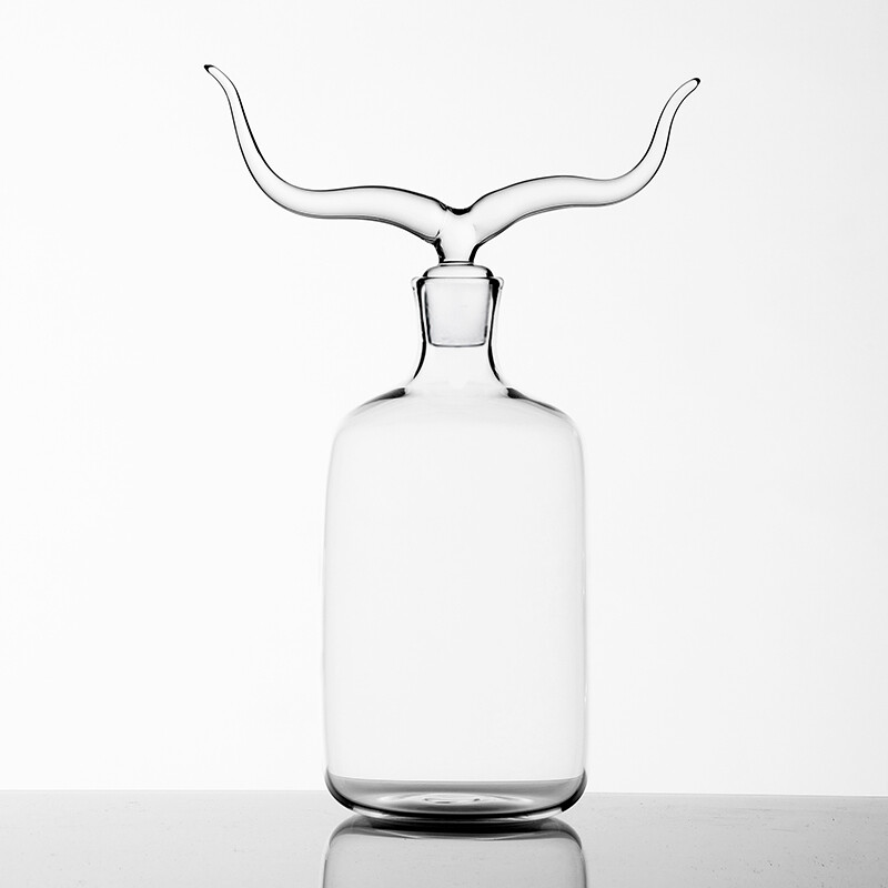 Glass Bottle &#39;Longhorn&#39;