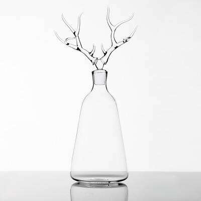 Glass Bottle 'Deer'