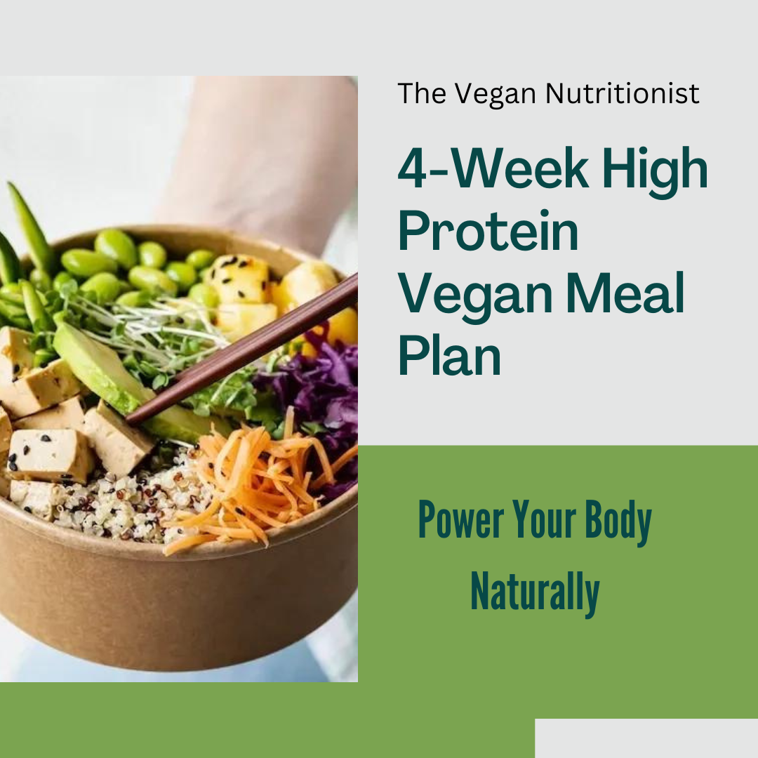 4-Week Vegan High Protein Meal Plan | High Protein Vegan Plan