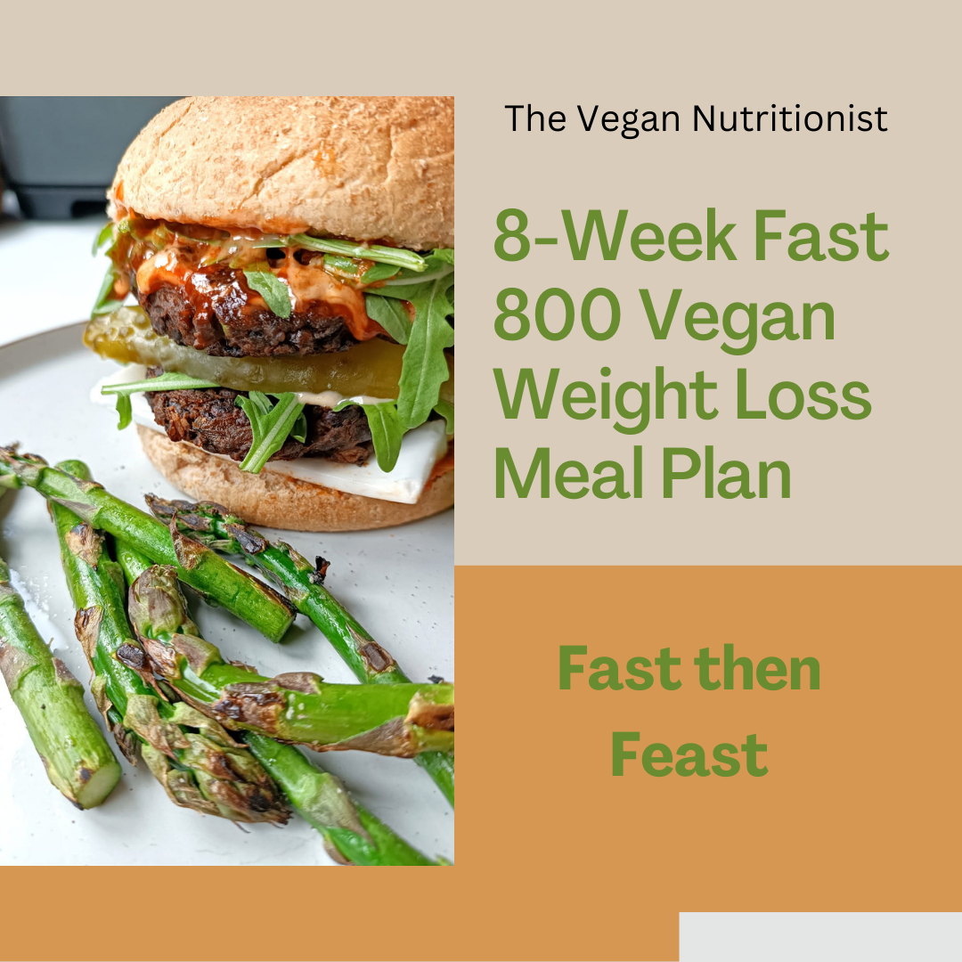 8-Week Fast 800 Vegan Weight Loss Meal Plan | Quick & Easy Weight Loss Diet