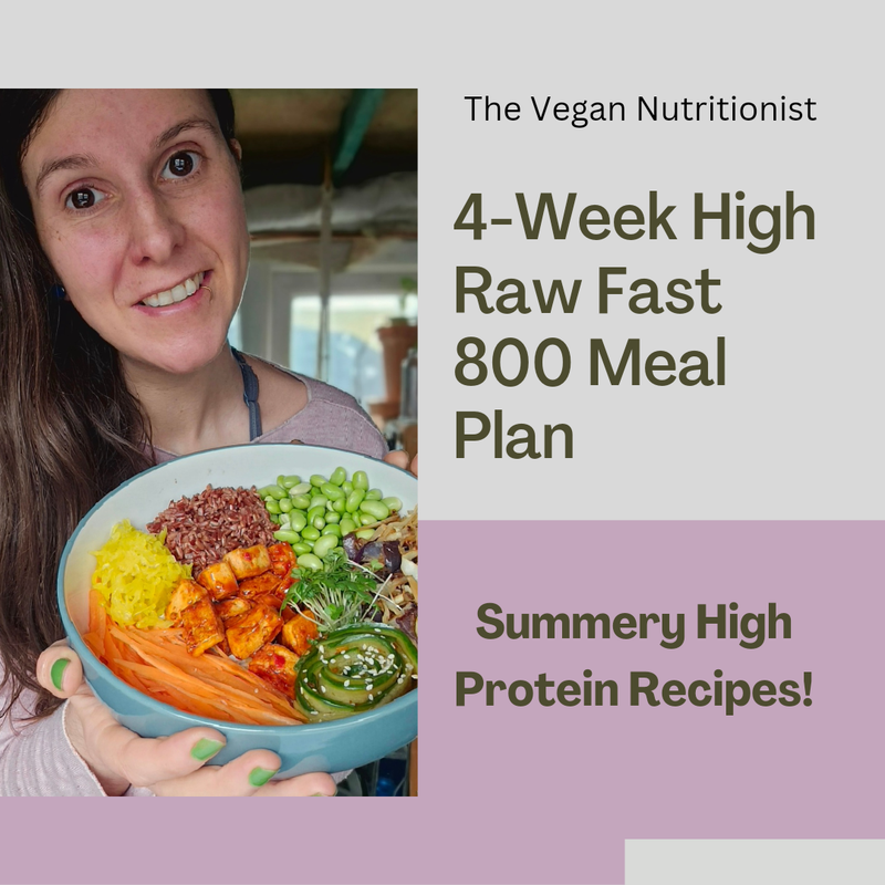 Fast 800 High Raw 4-Week Meal Plan