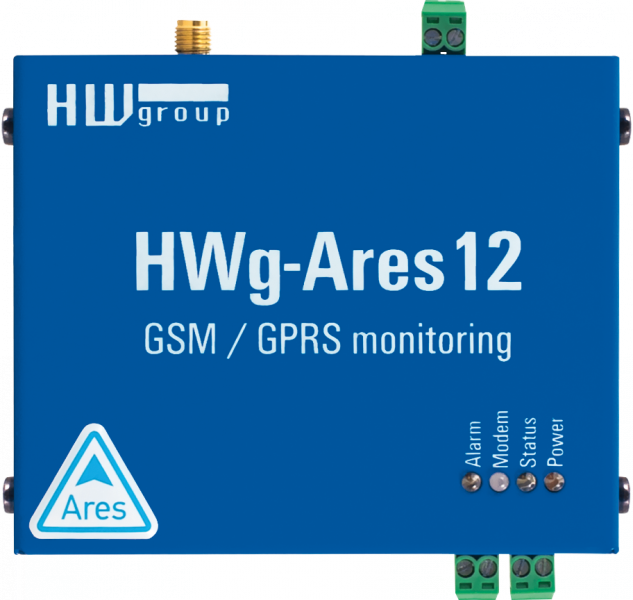 HW group HWg-Ares 12 GSM/GPRS etämittaus ja -monitorointilaite