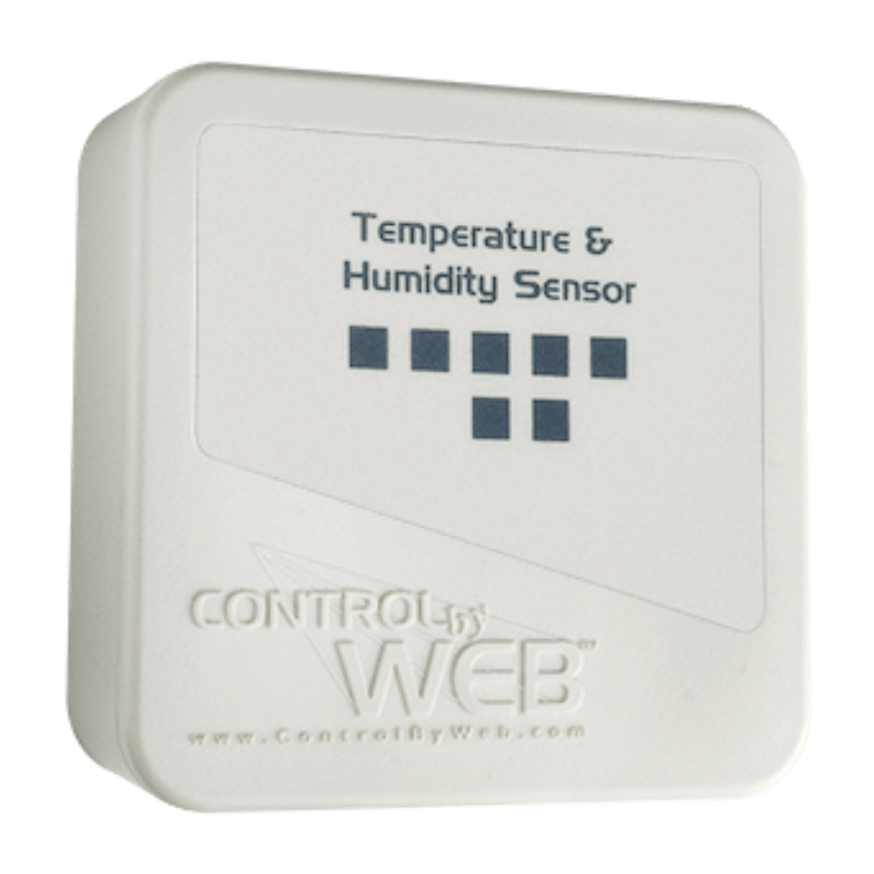 ControlByWeb lämpötila ja kosteus anturi, seinäasennus