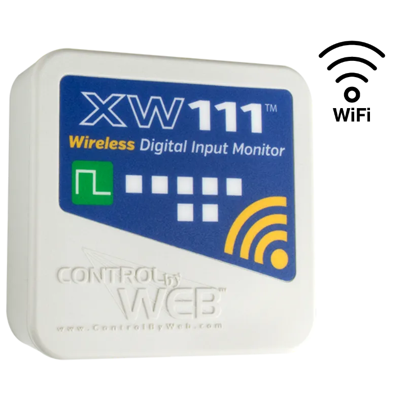 ControlByWeb XW-111 WLAN DI ohjain: 2x kontaktianturi