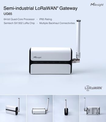 Milesight UG65 Semi-Industrial LoRaWAN Gateway, 4G