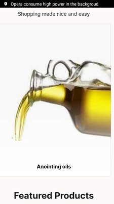 Annointing oil