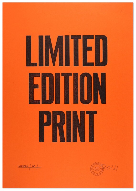 Limited Edition Print - Bright Orange