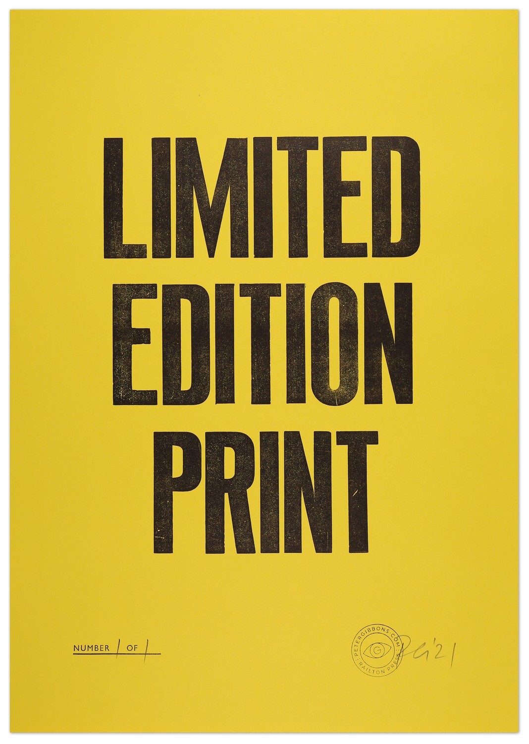 Limited Edition Print - Lemon