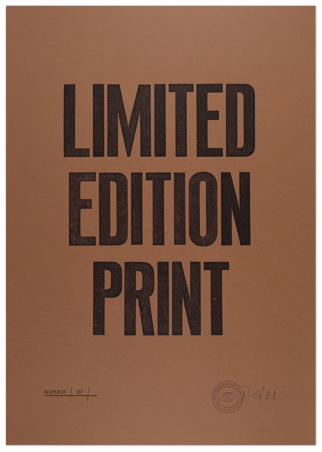 Limited Edition Print - Coffee