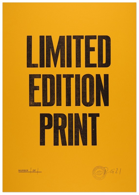 Limited Edition Print - Warm Yellow