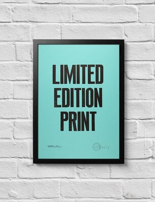Limited Edition Print - Turquoise