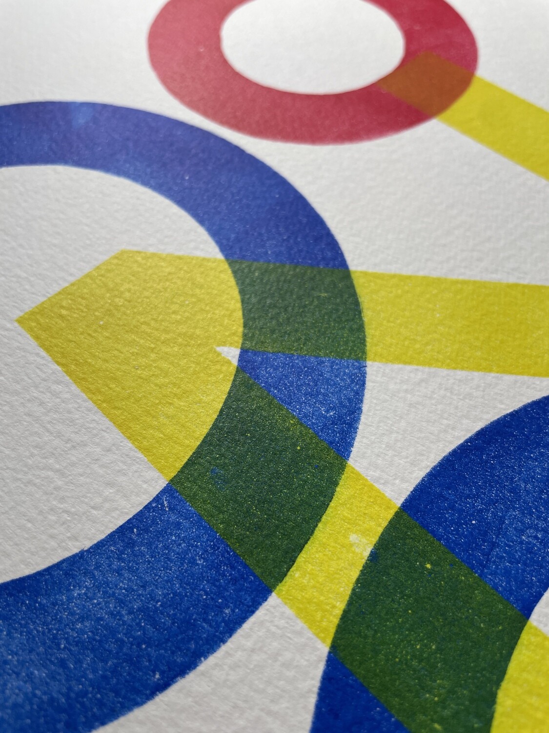 ‘TypoCyclist’ Original A3 Print