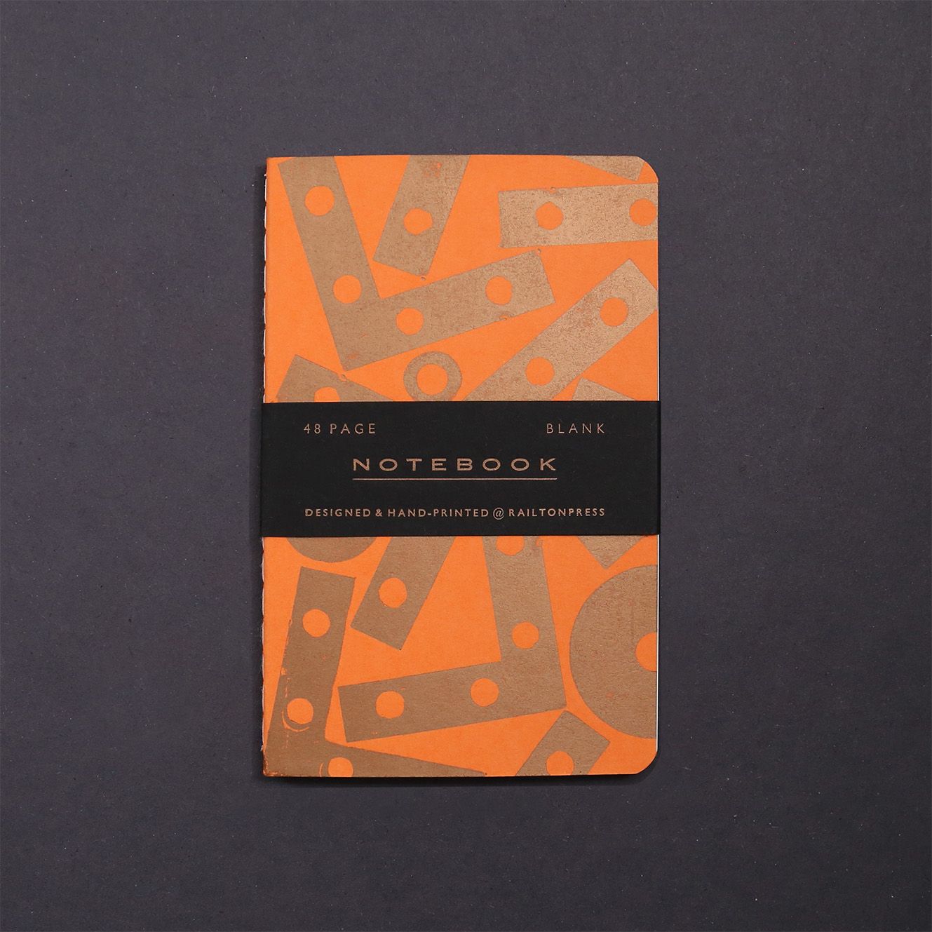 Blank Pocket Notebook - Orange