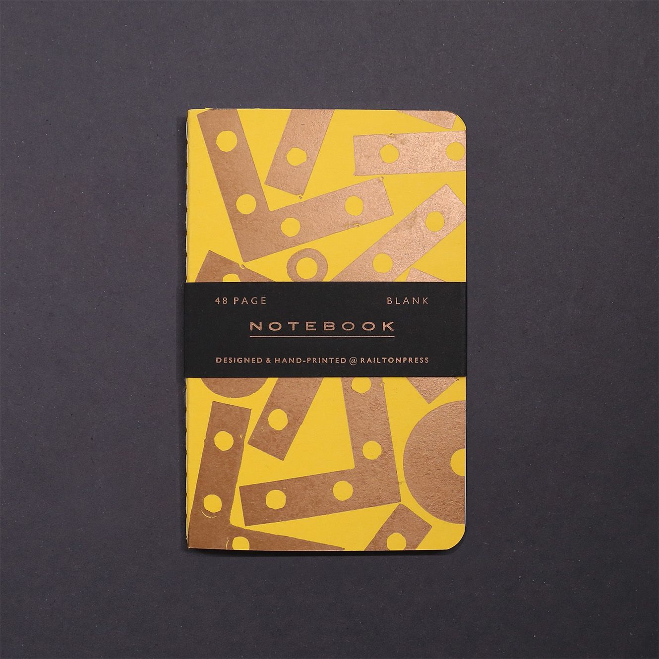 Blank Pocket Notebook - Bright Yellow