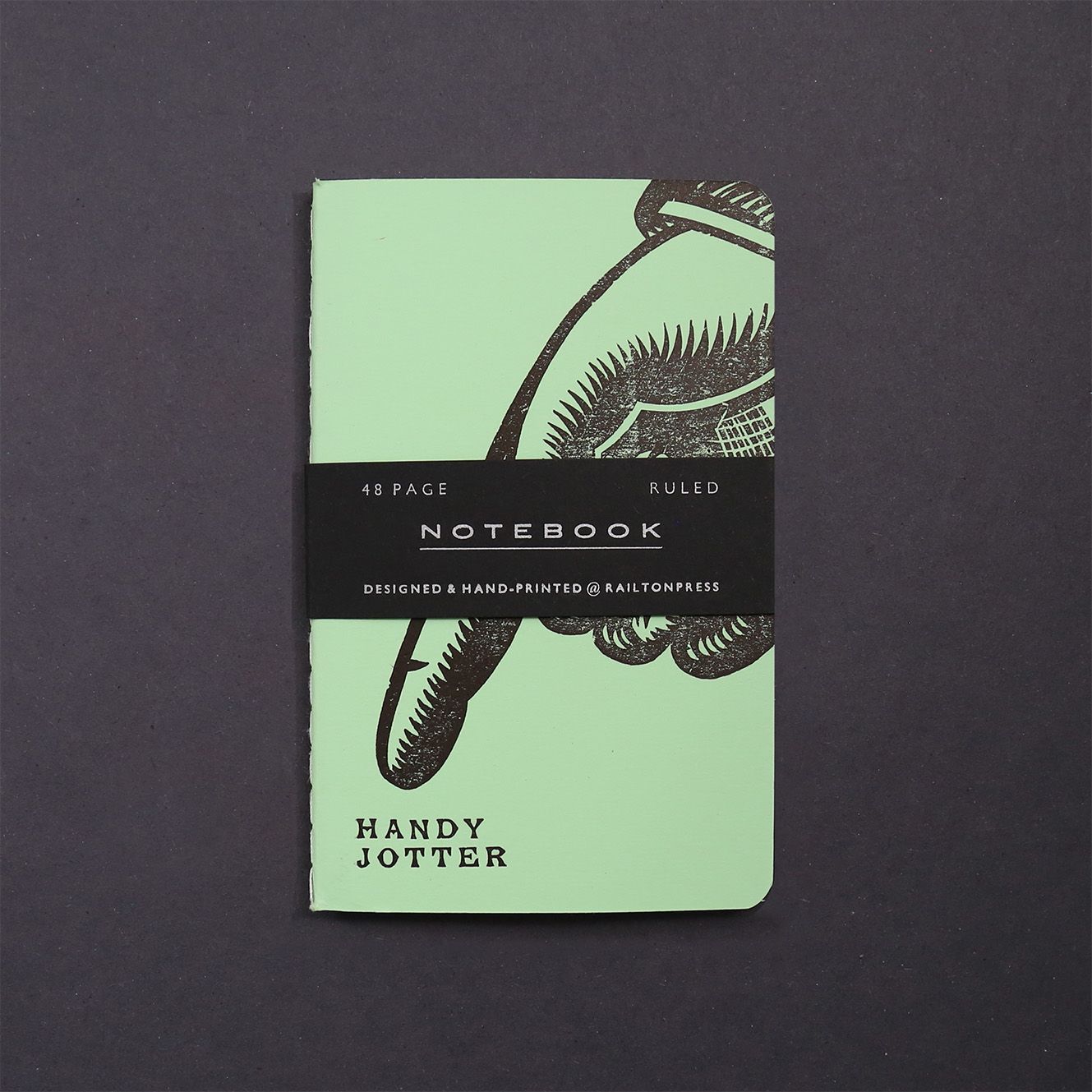 Ruled &#39;Handy&#39; Jotter - Pastel Green