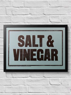 &#39;Salt &amp; Vinegar&#39; Original A3 Print