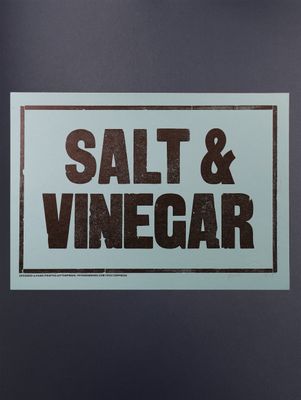 &#39;Salt &amp; Vinegar&#39; Original A3 Print