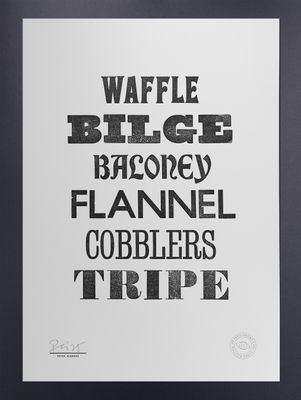 &#39;Waffle&#39; Original A3 Print