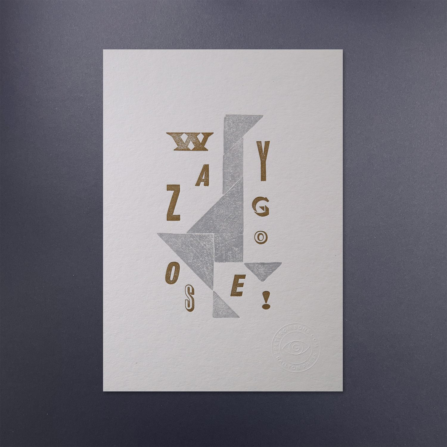 ‘Wayzgoose’ Original A5 Print