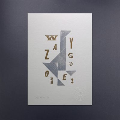 ‘Wayzgoose’ Original A5 Print