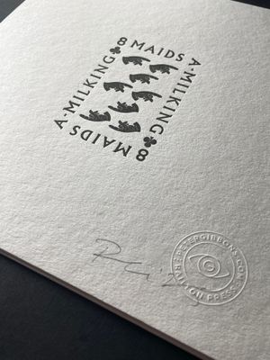 '8 Maids A-Milking' (Artist's Proof)