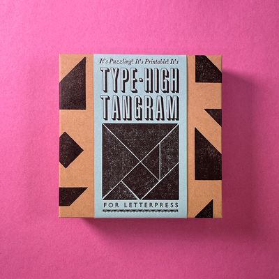 Type-High Tangram Set