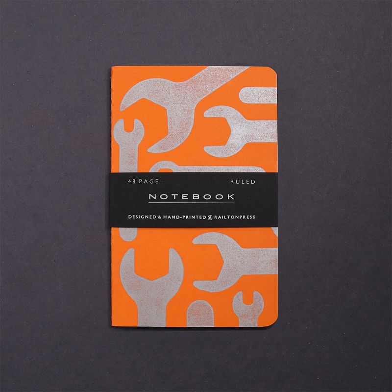 Ruled Pocket Notebook - Orange