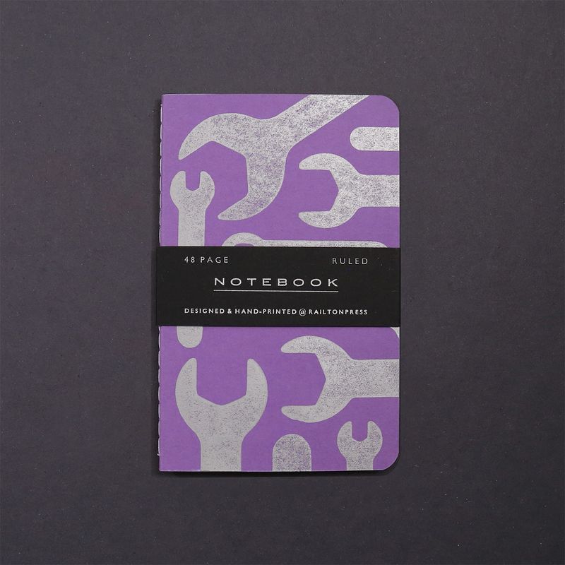 Ruled Pocket Notebook - Purple