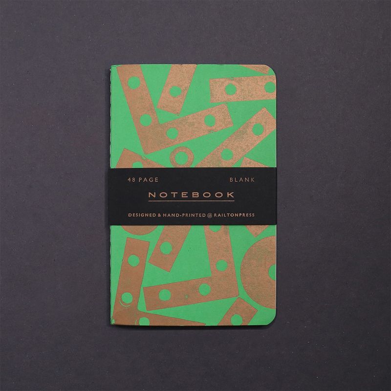Blank Pocket Notebook - Green