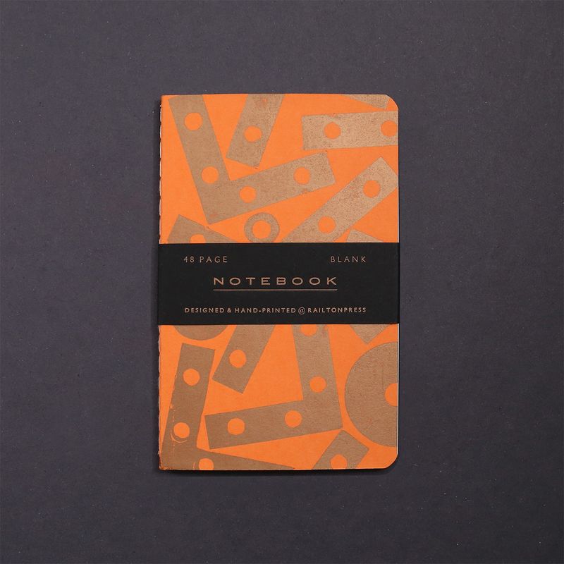 Blank Pocket Notebook - Orange