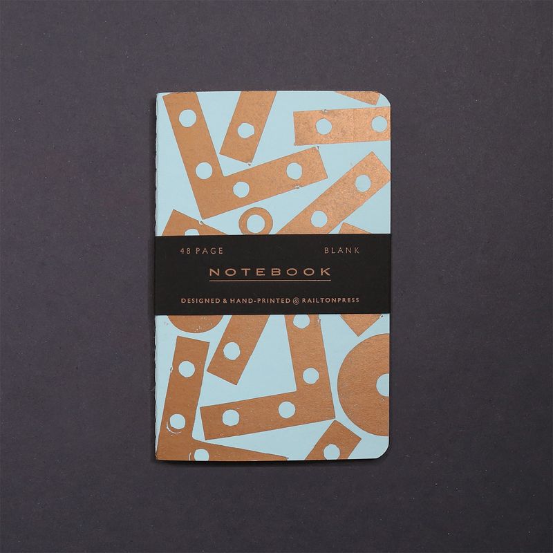 Blank Pocket Notebook - Pastel Blue