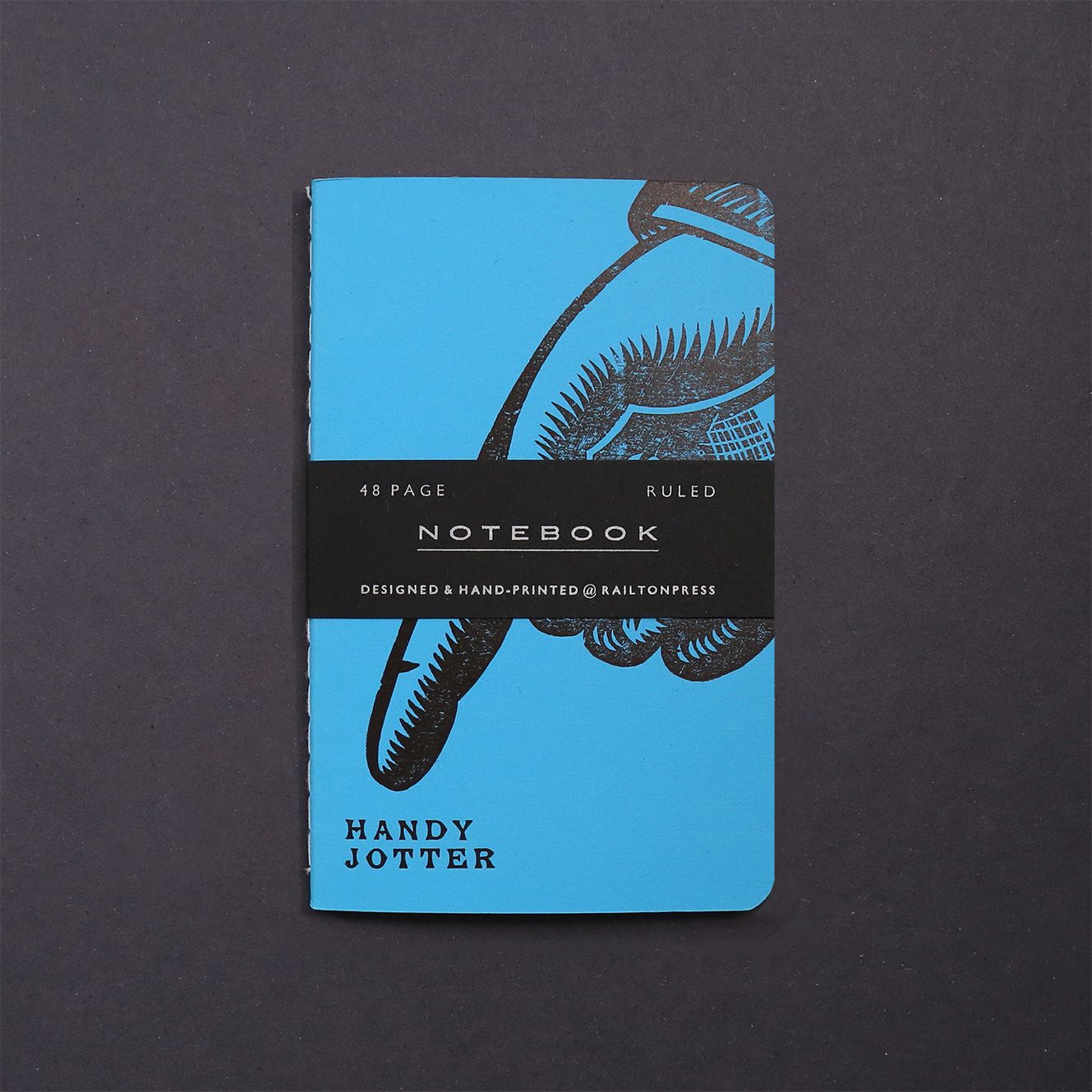 Ruled 'Handy' Jotter - Blue