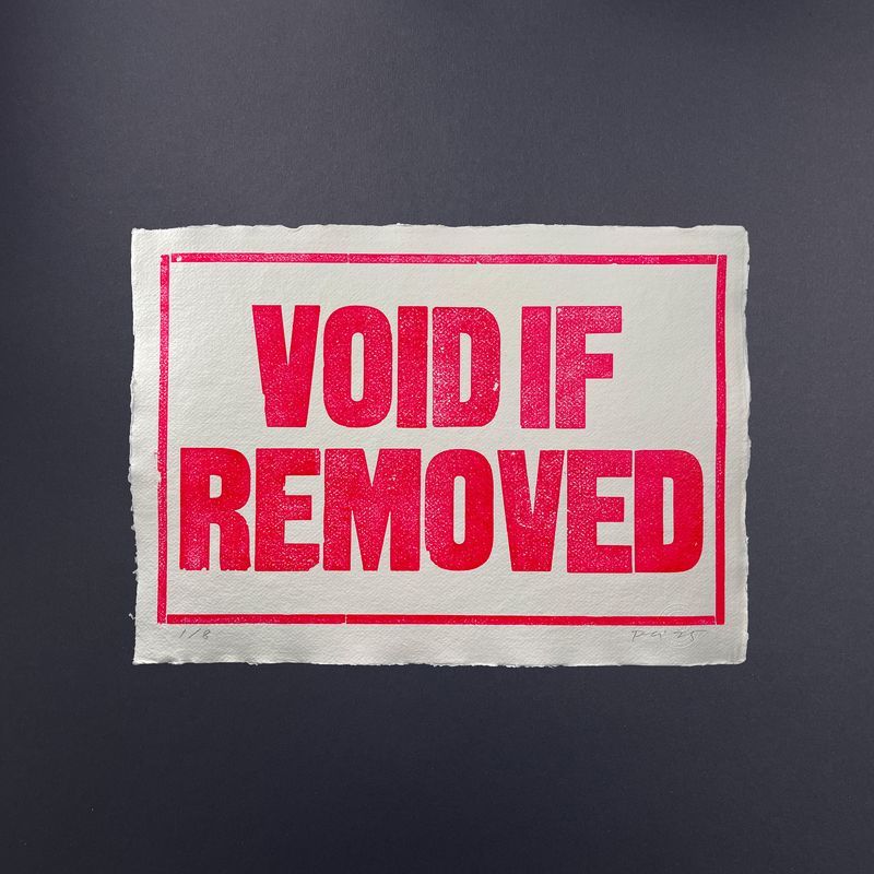 'Void' Original A3 Print