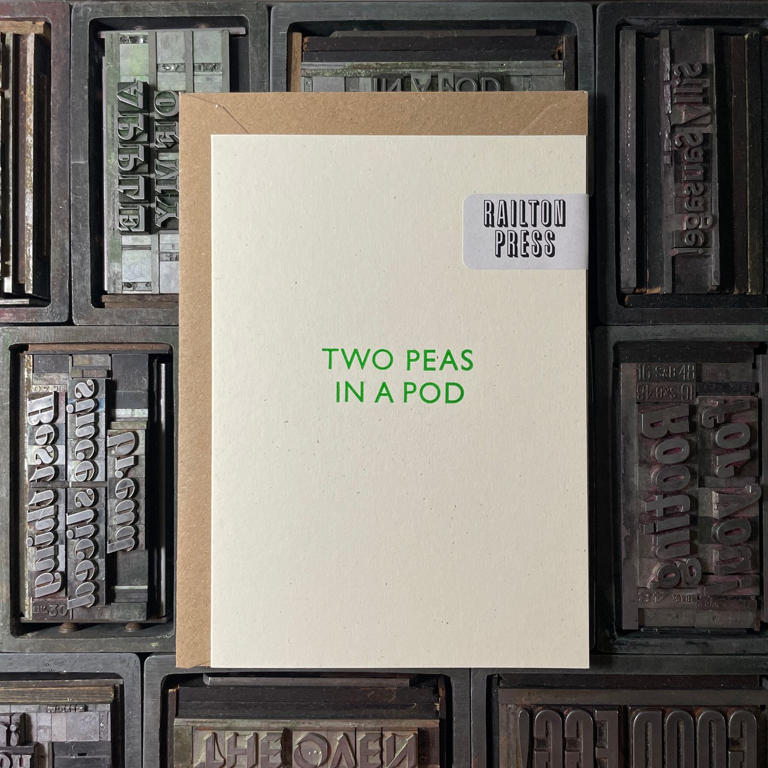 'Two Peas' Card