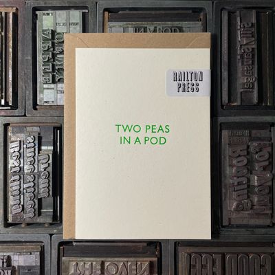 'Two Peas' Card